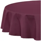 Erwin Müller Tischdecke Tischdecke "Madrid", fleckabweisend Uni lila rund | 160 cm x 160 cm