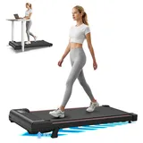 HomeFitnessCode Walking Pad Laufband mit Neigung - Laufpad für Zuhause Steigung 1-8 KM/H Walkpad Untertisch Elektrisch Walking Band Klein Gehband Treadmill Running, Schwarz