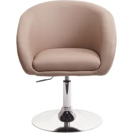 Mendler Esszimmerstuhl HWC-F19 Kunstleder taupe
