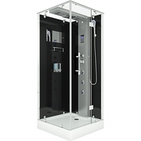 AcquaVapore Duschkabine Komplettdusche Fertigdusche Dusche D38-13R0-EC 90x90 cm mit 2K Scheiben Versiegelung