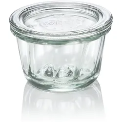 48x Weck Glas Gugelhupfglas mit Deckel Bundt cake 165 ml