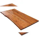 möbelliebling Tischplatte Baumkante Akazie Cognac 160 x 85 cm