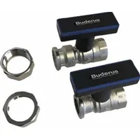 Buderus Logafix Pumpenkugelhahn-Set 1 1/4 Zoll PN 10 Messing