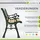 Juskys Venezia 122 x 54 x 73 cm Beige