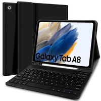 Lupxiu Schutzhülle mit Tastatur für Samsung Galaxy Tab A8, italienische QWERTY Tastatur Schutzhülle für Samsung Galaxy Tab A8