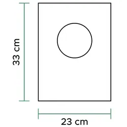 MONOUSO - Flachbeutel Markt Block Bio Home Compost 23x33,5cm 12μm (100 Stück)