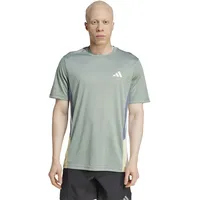 Adidas Train Essentials Seasonal Colorblock Kurzarm-t-shirt - Silver Green