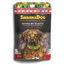 SavannaDog vom südafrikanischen Strauß Happen mit Karotte