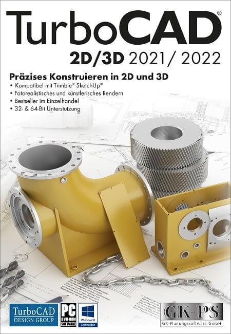 TurboCAD 2D/3D 2021/2022