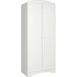 VCM ebuy24 Kleiderschrank 2 Türen weiß)