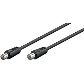 Tecline Koaxialkabel schwarz 0,5m (11509)
