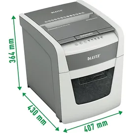 Leitz IQ Autofeed Small Office Aktenvernichter, Weiß