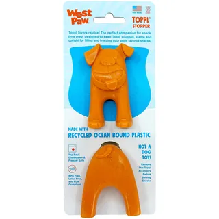 West Paw Toppl Stopper 2er Pack Mandarine