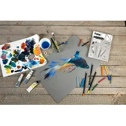 Clairefontaine PaintON Gris, Rolle 1,3x10 m, 250g, grau, Mixed Media - Grau 975164C