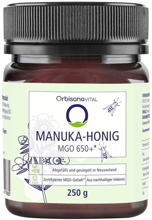 Manuka Honig Mgo 650+ Von Orbisana Vital  (250G)