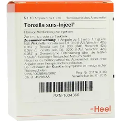 Tonsilla Suis Inj Org 10 ST