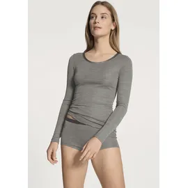 CALIDA True Confidence Langarmshirt Grau 36-38
