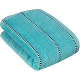 Esprit Duschtuch Box Stripes | 534 Turquoise - 67 x 140