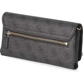 GUESS Noelle Xbody Flap Organizer Coal Logo