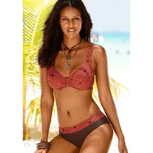 s.Oliver Bügel-Bikini Damen Braun/Rot 38 Cup E
