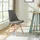 [en.casa] Esszimmerstuhl Fläten Cord grau 2er Set