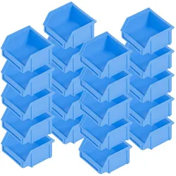 BRB 20x Sichtbox CLASSIC FB 6, LxBxH 95/65x100x50 mm, Inhalt 0,3 Liter, blau
