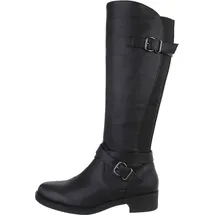 Ital-Design Stiefel in Schwarz Gr. 38 - 38