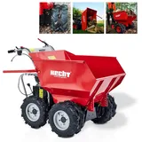 Hecht Motorschubkarre 2650, 4 km/h, Mulde 105x75x70cm, Mulden Kipper rot