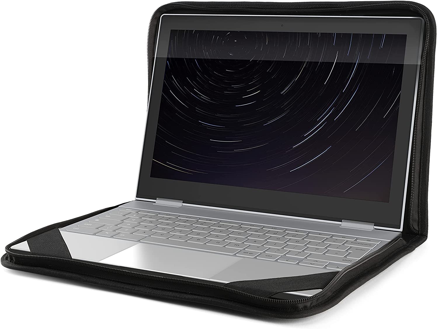 Belkin Always-On-Laptophülle, kompatibel mit bis zu 14-Zoll-Laptops, Tablets, Chromebooks, iPads und MacBooks zum Schutz von Geräten in zwei Taschen