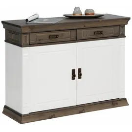 OTTO home Vinales 109 x 83 x 39 cm Weiß / Wengefarben
