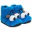 UNITED LABELS Krümelmonster 3D Plüsch Blau Hausstiefel 43/44