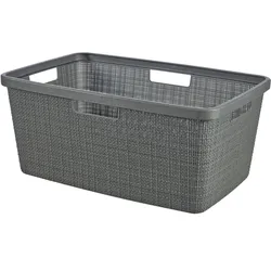 Wäschekorb JUTE grau - grau