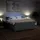 vidaXL Boxspringbett 180 x 200 cm Dunkelgrau
