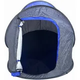 Pop Up Wurfzelt für 2 Personen blau grün Outdoor Campingzelt Trekking Festival