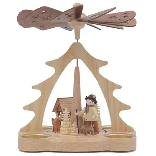dieter legler gmbh & co. kg Legler Tisch-, Teelicht-, Holz-, Weihnachtspyramide Förster 15x19x24 cm