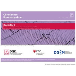 Esc/Dgk Cardiocards / Chronisches Koronarsyndrom, Cardiocard, Kartoniert (TB)