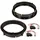 tomzz Audio Lautsprecherringe + Kabel passt für VW Golf 6 7 Passat Polo Up Beetle Auto-Lautsprecher bunt