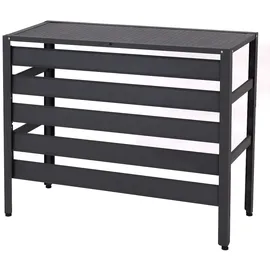 Mendler Alu Verkleidung für Klimaanlage/Wärmepumpe HWC-K59 Metall 73x90x38cm