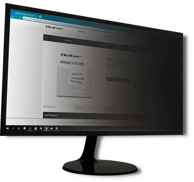 Qoltec 51052, 39,6 cm (15.6"), 16:9, Laptop, Privatsphäre