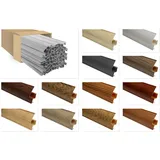 Lemal Sockelleisten Sparpaket, PVC 65x23mm - Fußleisten mit Kabelkanal - (40 Meter 0101 Beige hell) Kabel Sockelleistenkanal