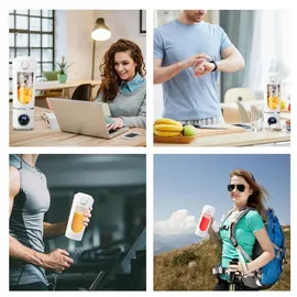miuuipi Tragbarer Mixer Mini-Standmixer Smoothie-Maker