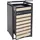 MCW Mülltonnenverkleidung J81 73 x 117 x 98 cm braun