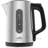 ETA Amelie 9599 90000, 1,7 l, 2200 W, Schwarz, Edelstahl, Edelstahl, Wasserstandsanzeige, Überhitzungsschutz - Schwarz/Silber