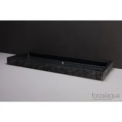Forzalaqua Stein Waschbecken, PALERMO GRANIT GESPITZT 100,5X51,5X9CM