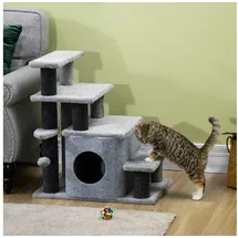 PawHut Haustiertreppe mit Schlafhöhle