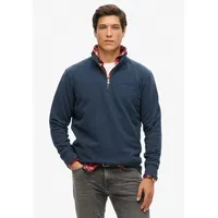 Superdry Essential Logo Henley Sweatshirt - Lauren Navy -