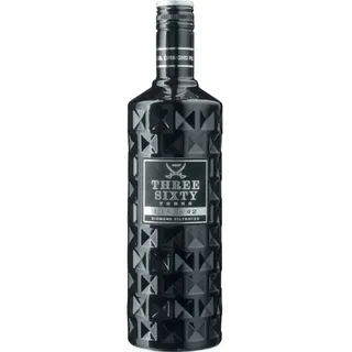 Three Sixty Vodka Black 42 42% vol 0,7 l