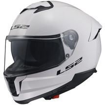 LS2 FF808 Stream II Solid, Integralhelm - Weiß - XS