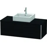 Duravit Waschtischunterschrank wandhängend „XSquare“ 120 × 40 × 54,8 cm Eiche Schwarz