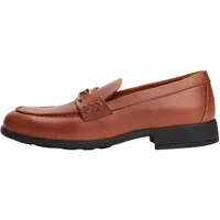 Tommy Hilfiger Damen Loafer Logo Leather Loafer aus Leder,